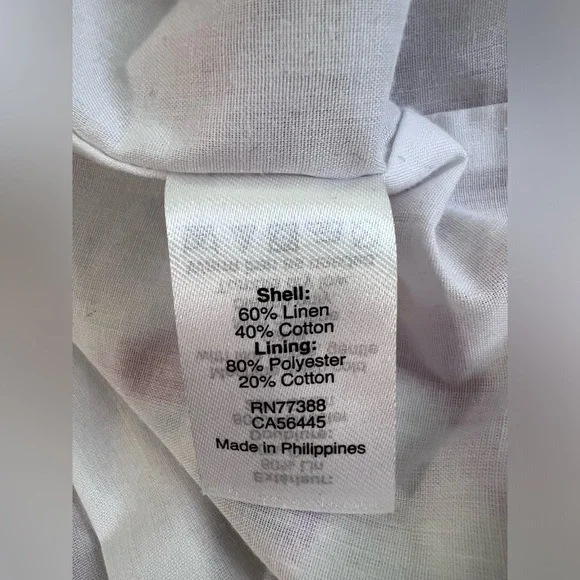 J Crew Factory Women Dress Size Small One Shoulder Tropical‎ Floral Print Linen - Picture 12 of 13